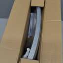 60 Inch Fire Pit Ring 5FT Galvanized Steel, 12" Raised Heavy Duty Wood Burning Fire Pits&Outdoor Fireplace, Heat Resistant Campfire Ring with Spark Guard, for Outdoor Backyard, Patio & Camping Use