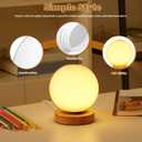 Lurrose 3 Pack Acrylic Globe Lamp Shade Replacement 5.90 Inch Round Ball Lampshade Cover for Indoor Outdoor Wall Street Light Fixtures