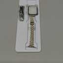 Slim Watch Band Compatible with Apple Watch 41mm 45mm 42mm 44mm 40mm 38mm Metal Stainless Steel Watchband Suitable for iWatch 10/9/8/7/6/5/4/3/2/1/SE Series Women Luxury Strap (Silver and Gold)