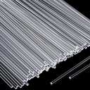 Vicenpal 120 Pcs 8 Inch Clear Acrylic Rods 2 mm Diameter Acrylic Dowel Rods Round Plastic Strip Cake Topper Sticks for DIY Crafts Party Decorations Gardening
