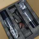 Elitzia Walnut Wood Massage Oil Warmer Independent Dual-Bottle Heating Control with 4 Massage Oil Pump Bottles Lotion Warmer Dispenser Heated 122-140F Suitable for Salon Spa ETOH02 (Brown)