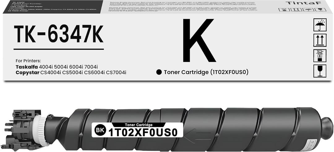 TK-6347 TK6347 Black Toner Cartridge 1-Pack 1T02XF0US0 Replacement for Kyocera TK-6347K TK6347K Toner Cartridge for Taskalfa 4004i 5004i 6004i 7004i Copystar CS4004i CS5004i CS6004i CS7004i Printer