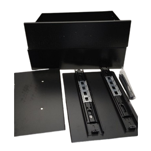 Under Desk Drawers with Sliding Pencil Tray, Desk Mounted Sliding Pull-out Drawer for Home Office, Extra Storage Organizer for Sit Stand Workstation