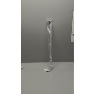 Adjustable Double Curtain Rod with 2.5 and 3.5 Inch Projection - 28-48 Inches, White Finish, Includes Mounting Hardware - 1 Pack