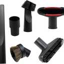 Vacuum Attachments Accessories Cleaning Kit Brush Nozzle Crevice Tool for 1 1/4 inch & 1 3/8 inch Standard Hose 6pcs