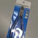 Wire Cutters, 6 inch, KAIHAOWIN Precision Flush Cutters Ultra Sharp Wire Cutters for Crafting Side Cutters Wire Snips Spring Loaded Dikes Wire Cutter for Jewelry Making, Blue with Black Handle