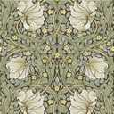 HAOKHOME Vintage Floral Wallpaper Peel and Stick Botanical Sage Green/Yellow Wall Murals Home Kitchen Bedroom Decor by William Morris 17.7in x 9.8ft