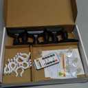 Homemory 6 Pcs Window Candles with Remote Timer Dimmer, Battery Operated Candlesticks with Holders and Suctions, White LED Christmas Candle for Window Xmas Holiday Decor