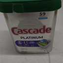 Cascade Platinum Dishwasher Pods, Dishwasher Detergent, Dish Detergent Soap, Fresh, 59 Count