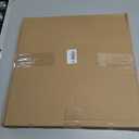 Wooden Wedding Guest Book Alternative with 63 Wood Hearts Chips, Drop Box and Pen Eucalyptus Leaves Theme Heart Picture Frame for Wedding Love Anniversary Ceremony Guestbook (Wood)