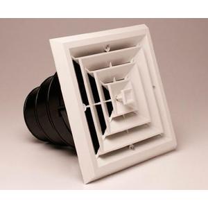AIRTEC MV4S 4-Way Diffuser Grille for 4/5/6" Duct