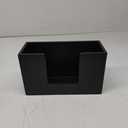Paper Towel Dispenser Countertop, Wooden Bathroom Paper Towel Holder, Black Napkin Holder for Kitchen, Countertop Multifold C-Fold, Z-Fold, Trifold Paper Hand Towel Dispenser for Bathroom Toilet