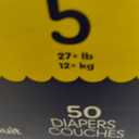 Pampers ZZZ Overnight Diapers, Size 5 (20-37 lbs), 50 Count, Nighttime Protection Disposable Baby Diaper