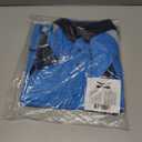 LULY YANG DSP Men's Active Polo - Short Sleeve (Blue, XS)