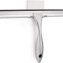 Hiware All-Purpose Shower Squeegee for Shower Doors, Bathroom, Window and Car Glass - Stainless Steel, 14 Inches (Silver)