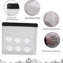 4 Pack Reusable Ice Storage Bags,Leak Proof Ice Bags With Secure Zip Close Design,Bpa-Free Ice-Bags,Free Lunch Bag,Durable Ice Bag,Freezer Storage Bag for Ice and Food Storage (Black 4 Pack)