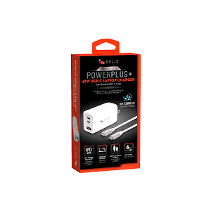 67W USB-C GaN Wall Charger - White