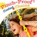 little dove Heavy Duty Swing Seat, Kids Swing with 66" Rust-Resistant Chains, Swing Set Accessories Replacement with Quick Links, Swing for Swingset Outdoor Playground, Green