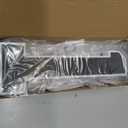 ISUNMEA 6.7 Inch Solar Lighted House Numbers for Outside, Light Up Waterproof LED Address Signs for Houses, Backlit Illuminated Exterior Modern House Numbers Light (1-Black, 6.7IN)