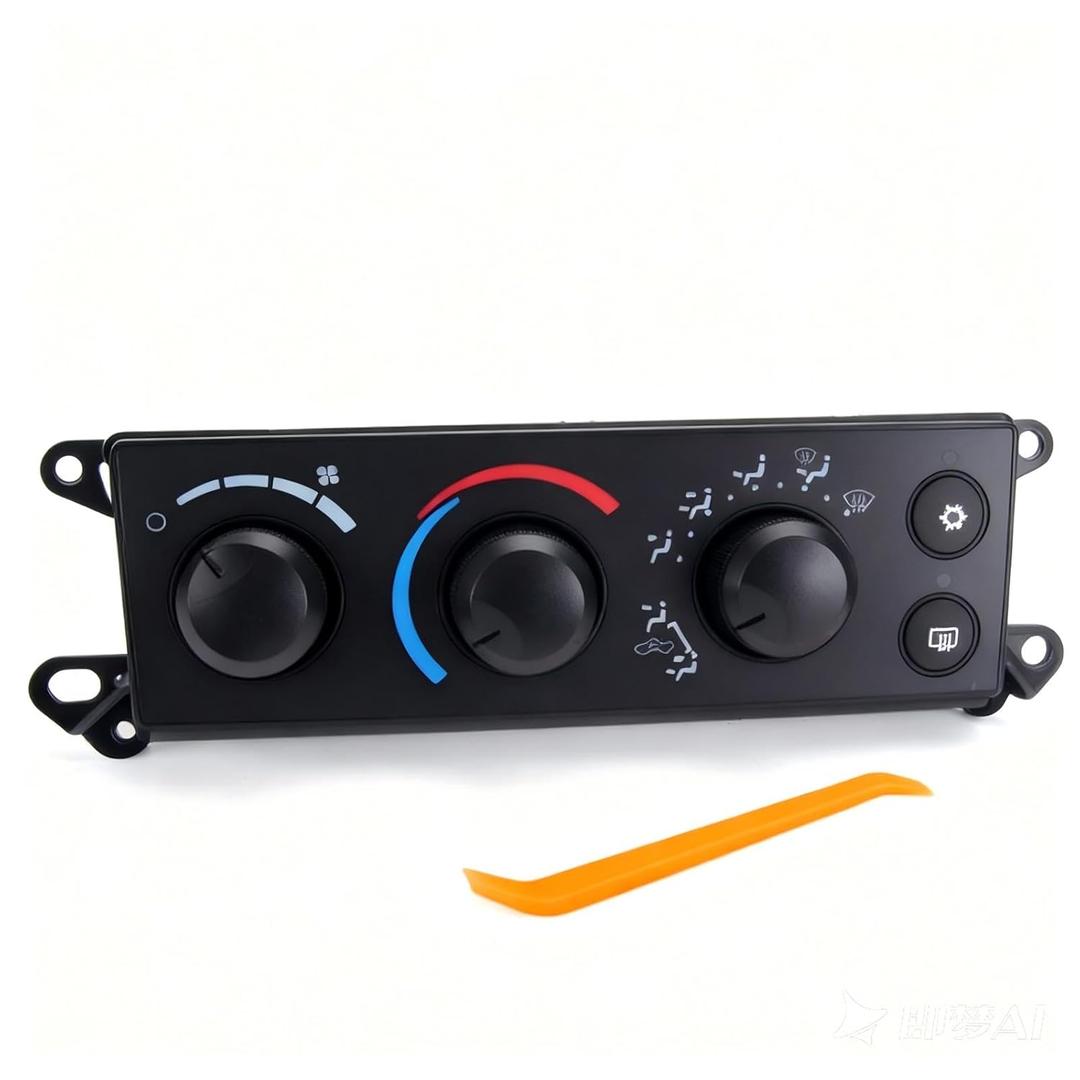 muge racing P55056569AD Front AC Heater Climate Control Module Compatible with 2006-2008 Dodge Ram 1500, 2500 & 3500, 2008-2011 Dodge Dakota Replaces P55056569AD, P55056569AC