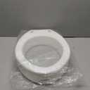 Carex Toilet Seat Riser, Elongated Raised Toilet Seat Adds 3.5 inches to Toilet Height, for Assistance Bending or Sitting, 300 Pound Weight Capacity Toilet Riser