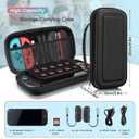 Number-one Hard Carrying Case for NS Switch Travel Carrying Case Storage Bag with Carry Handle, Hard Shell Protection Bag Portable Pouch for NS Switch Console & Accessories
