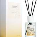 Reed Diffuser - Sea&Guaiac Wood 4.06oz (120ml) 1 Pack Essential Oil Reed Diffuser Set with 8 Sticks, Long Lasting Fragrance for Home, Bathroom, Bedroom, Room, Decor