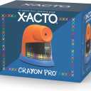 X-ACTO Crayon Pro Electric Sharpener, SafeStart Automatic Motor, 1 Count - Great for Home or School Classroom Use