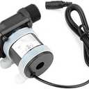 DC 12V Adjustable Speed Mini, Low Noise Circulating Boost with Rubber Base