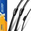 3 Wipers 24"/20"/11" Windshield Wiper Blades Replacement for Kia Soul 2023 2022 2021 2020 Automative Windshield Wiper Blades 24"+20" Front Wipers with 11" Rear Wiper Blade Set