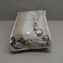 Taupe Blackout Linen Curtains 102 Inches Long for Bedroom Pinch Pleated Black Out Curtains Lined 2 Layers Memory Shape Noise Reducing Neutral Farmhouse Living Room Darkening Window Drapes (Burlywood Birch)