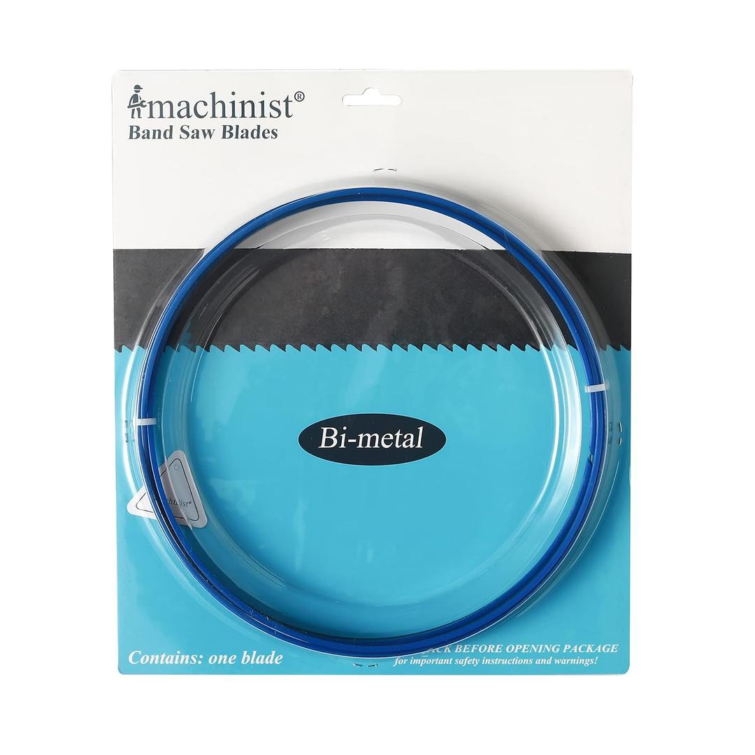 Imachinist S931224SS M42 93" Long, 1/2" Wide, 0.025" Thick, 24 TPI Constant Teeth, Bi-Metal Bandsaw Blades for Cutting Stainless Steel and Hard Metal