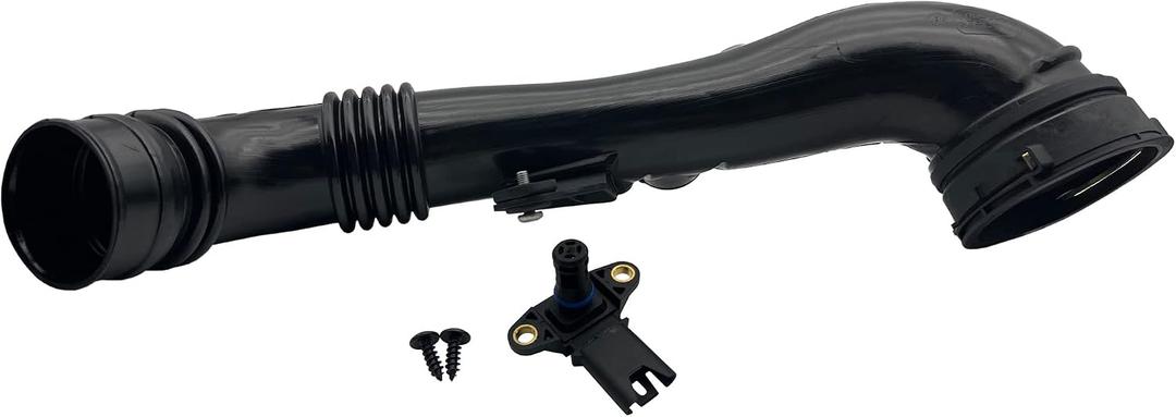 OKAY MOTOR 13717615026 Air Intake Duct Pipe Rear Intercooler for 2011-2015 BMW 135i 335i xDrive X1 N55 E82 E84 E88 E90 E92 E93 3.0L 13-71-7-615-026 13 71 7 615 026