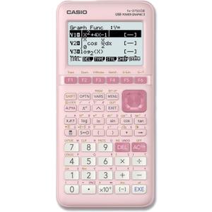 Casio fx-9750GIII Graphing Calculator | Natural Textbook Display | Python Programming | Ideal for Exams, STEM & Advanced Math | Pink
