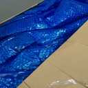 Blue Wave 24-ft Round Solar Blanket 8 Mil Pool Cover with Thermal Bubbles to Retain Heat & Reduce Evaporation Fade-Resistant Solar Cover for Above Ground Pools Blue