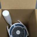 MR.SIGA Toilet Bowl Brush and Holder, Premium Quality, with Solid Handle and Durable Bristles for Bathroom Cleaning, White, 1 Pack
