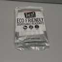 THEO'S 50 Pack Stick on Disposable Table Mats for Kids & Baby Led Weaning | Large 12" x 18" Restaurant Placemats in Re-usable Travel Pouch