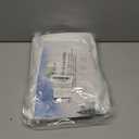 Homiest Ruffled Satin Sheets Queen Size 6pc Set - White Bed Sheet Set with 15 Inch Deep Pocket Fitted Sheet, 1 Flat Sheet, 2 Ruffled Pillow Shams & 2 Pillowcases, Similar to Silk Sheets