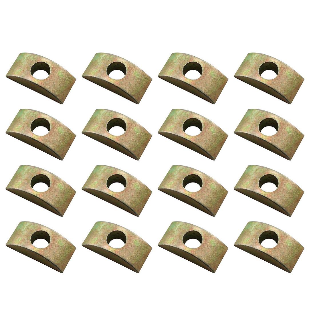 12pcs 30mm M8 Half Moon Nuts Washer Spacer Furniture Hardware Accessories for Furniture Connect