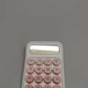 Mechanical Switch Calculator, 10 Digits, Large LCD Display, Purple, Big Buttons, Aesthetic