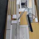 Sauder Palladia L Shaped Desk with Drawers, Office Desk with File Cabinet Storage, Cable Management, Keyboard Tray, in Glacier Oak Finish