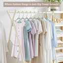 Utopia Home Plastic Hangers 50 Pack - Perfect Space Saving Clothes Hanger - Durable and Strong - Perfect Closet Organizers with Shoulder Grooves (Grey) (Gray)