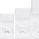 Kosiz 600 Pcs Clear Cellophane Bag Plastic Poly Shirt Bag Bulk Resealable Clothes Packing Self Adhesive Packages for Business Shipping(9''x12'', 10''x13'', 11''x14", 12''x15")
