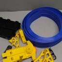 Plastic Flexible Race Car Track for Kids Toy with 20 Suction Cups & 8 Yellow Gasket Compatible with 4 Alloy Diecast 1:64 Cars Toys,13FT Rolls Up Portable Flex Track Racetrack Toy for 3 Up Years Old