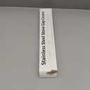 2PCS Kitchen Stove Counter Gap Covers, Stainless Steel Gap Cover, Cooktop Trim Kit, Stove Gap Guards, Oven Gap Filler, Heat Resistant & Effectively Protect Stove Gap Filler(13.8"-27.5" Silver)