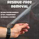 Anti Cat Scratch Furniture Protector, 10-Pack Couch Protector from Cat Claws - Heavy-Duty, Easy-to-Apply Scratching Deterrent and Shield for Sofa Corners, Walls, Doors- with 50 Twist Pins