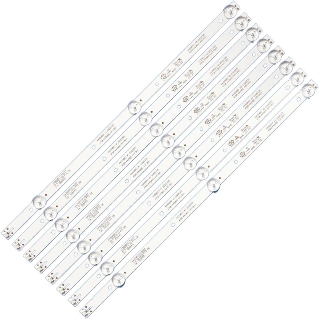 8 PCS/lot LED bar for 43PFS4012 43PFT4002 43DL4012N 43HFF5952 L43E6800 K430WDK3 K430WDC1 A1 A3 4708-K43WDC-A3113N11 A1113N11