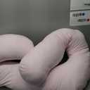 PILLANI Pregnancy Pillows for Sleeping - V C U Shaped 57inch Full Body Pillow with Removable Washable Cover, Cooling Maternity Pillow for Pregnant Women, Support for Back Belly Legs Hip (Jersey Pink)