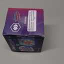 Intoypad 2 Pack Quick Push Pop Game for Kids, Handheld Fidget Toy With LED Screen Light Up, Electric Pop Controller, Fast Push Bubble Sensory Toy, White & Blue