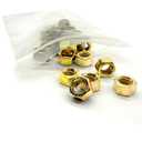 (50 Pieces) 1/2"-13 Grade 8 Finished Hex Nuts Zinc Yellow